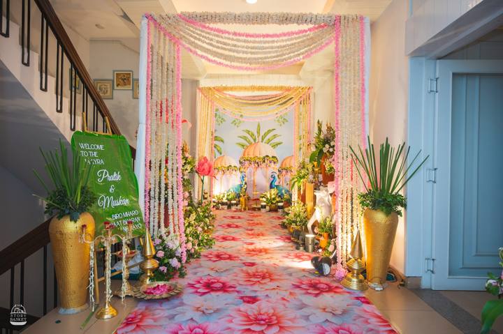 Floral entrance